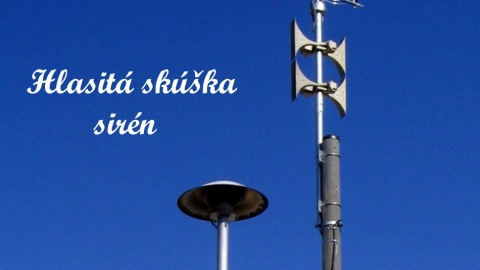 Skúška sirén - 12.06.2026 o 12.00 hod.
