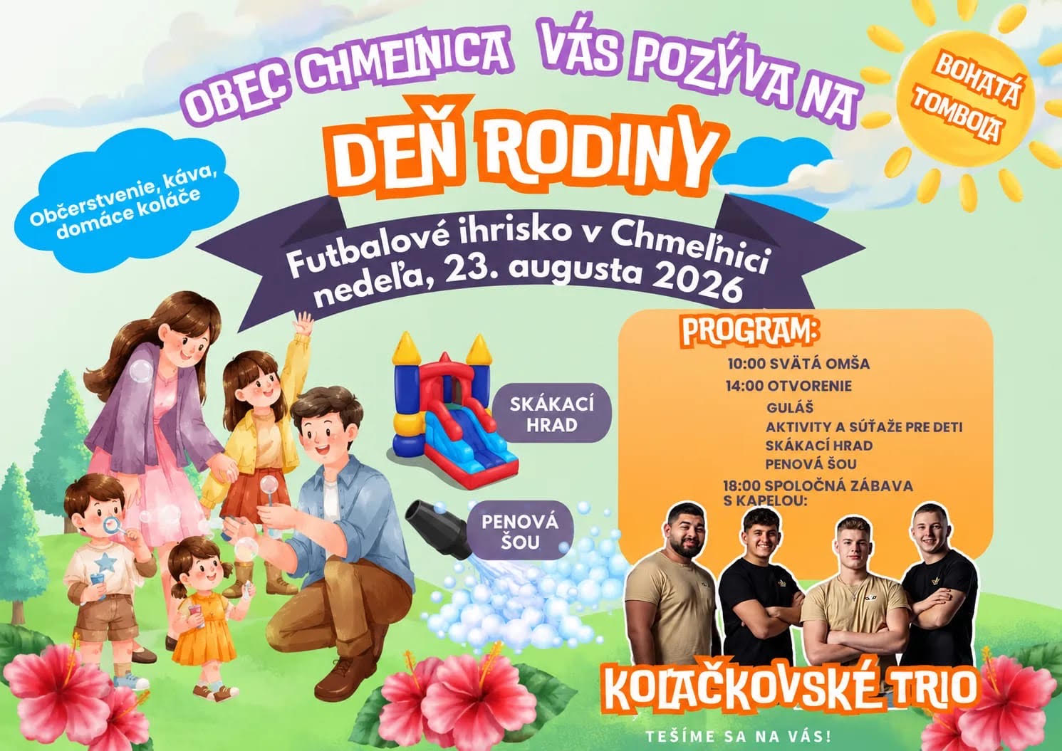DEŇ RODINY V CHMEĽNICI - 23.08.2026