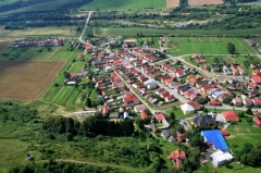Letecké zábery obce Chmeľnica - leto 2012