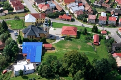 Letecké zábery obce Chmeľnica - leto 2012