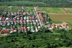 Letecké zábery obce Chmeľnica - leto 2012