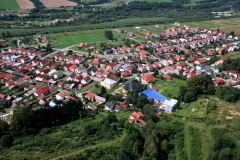 Letecké zábery obce Chmeľnica - leto 2012