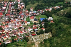 Letecké zábery obce Chmeľnica - leto 2012