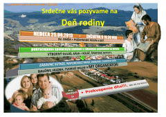 Deň rodiny – fotografia 1