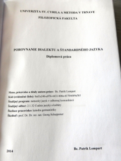 Výskum chmeľnického dialektu v diplomovej práci Patrika Lomparta – fotografia 4