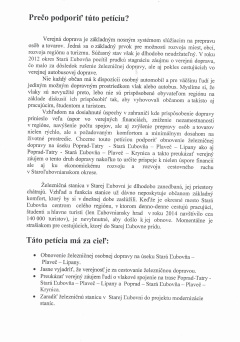 Petícia za obnovenie železničnej dopravy – fotografia 2