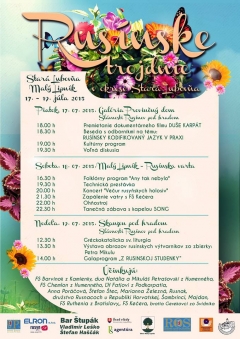 Pozvánka na Rusínske trojdnie 17.-19. júla 2015 – fotografia 1