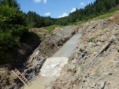 Stavebné práce na  stavbe poldra pokračujú – fotografia 35