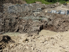 Stavebné práce na  stavbe poldra pokračujú – fotografia 18