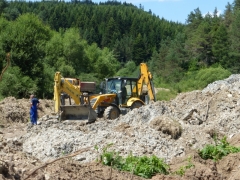 Stavebné práce na  stavbe poldra pokračujú – fotografia 7