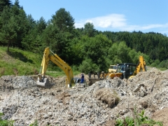 Stavebné práce na  stavbe poldra pokračujú – fotografia 6