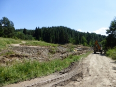 Stavebné práce na  stavbe poldra pokračujú – fotografia 11