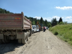 Stavebné práce na  stavbe poldra pokračujú – fotografia 15