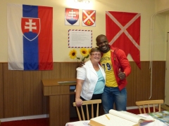 Maurice Otunga Obare z Kene navštívil so svojimi priateľmi Chmeľnicu – fotografia 4