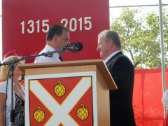 Fotografia: OSLAVY 700. výr. prvej pís. zmienky o obci Chmeľnica - nedeľa 30.8.2015