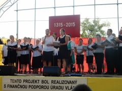 Fotografia: OSLAVY 700. výr. prvej pís. zmienky o obci Chmeľnica - nedeľa 30.8.2015