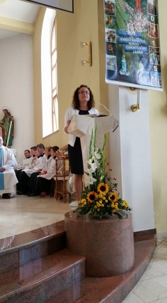 Páter Hilár na našej odpustovej  slávnosti Ružencovej Panny Márie – fotografia 1
