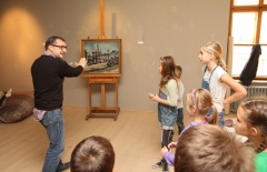 Kinderwerkstatt 2015  s Helmutom Bistikom  zaujal aj deti z Chmeľnice – fotografia 12