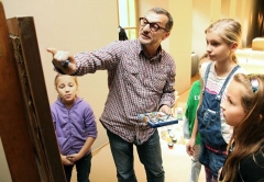 Kinderwerkstatt 2015  s Helmutom Bistikom  zaujal aj deti z Chmeľnice – fotografia 18