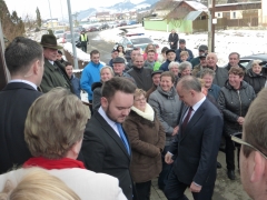 Prezident SR Andrej Kiska v Chmeľnici – fotografia 2