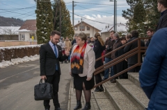 Fotografia: Prezident SR Andrej Kiska - návšteva 12.2.2016 v Chmeľnici