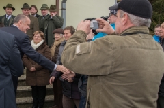 Fotografia: Prezident SR Andrej Kiska - návšteva 12.2.2016 v Chmeľnici