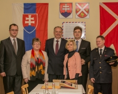 Fotografia: Prezident SR Andrej Kiska - návšteva 12.2.2016 v Chmeľnici