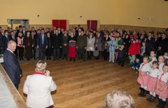 Fotografia: Prezident SR Andrej Kiska - návšteva 12.2.2016 v Chmeľnici