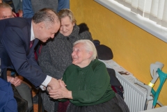 Fotografia: Prezident SR Andrej Kiska - návšteva 12.2.2016 v Chmeľnici