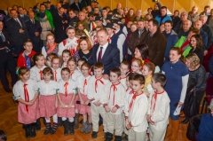 Fotografia: Prezident SR Andrej Kiska - návšteva 12.2.2016 v Chmeľnici