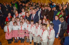 Fotografia: Prezident SR Andrej Kiska - návšteva 12.2.2016 v Chmeľnici