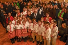 Fotografia: Prezident SR Andrej Kiska - návšteva 12.2.2016 v Chmeľnici