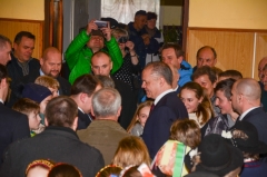 Fotografia: Prezident SR Andrej Kiska - návšteva 12.2.2016 v Chmeľnici