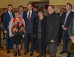 Fotografia: Prezident SR Andrej Kiska - návšteva 12.2.2016 v Chmeľnici
