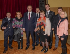 Fotografia: Prezident SR Andrej Kiska - návšteva 12.2.2016 v Chmeľnici