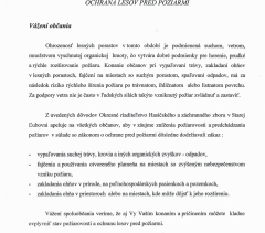 Chráňme lesy pred požiarmi! – fotografia 1