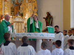 Dekan staroľubovnianskeho dekanátu Mgr. Pavol Lacko uviedol duchovného otca Tomáša do úradu – fotografia 4