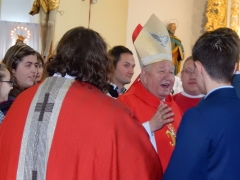 Sviatosť birmovania v Chmeľnici vyslúžil spišský biskup J. E. Mons. ThDr. Štefan Sečka, PhD. – fotografia 51