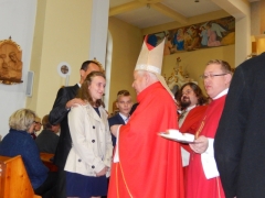 Sviatosť birmovania v Chmeľnici vyslúžil spišský biskup J. E. Mons. ThDr. Štefan Sečka, PhD. – fotografia 63