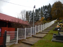 Nové oplotenie na cintoríne – fotografia 3