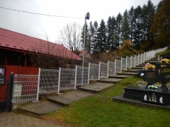 Nové oplotenie na cintoríne – fotografia 14