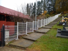 Nové oplotenie na cintoríne – fotografia 16