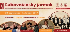 POZVÁNKA na ĽUBOVNIANSKY JARMOK 28.9.-1.10. 2017
