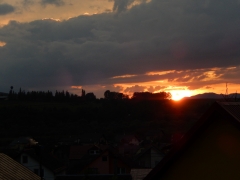 Západ slnka nad Chmeľnicou 18.09.2017 18:46 – fotografia 11