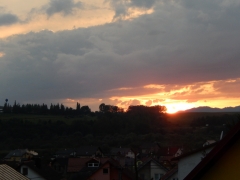 Západ slnka nad Chmeľnicou 18.09.2017 18:46 – fotografia 8
