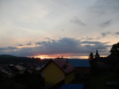 Západ slnka nad Chmeľnicou 18.09.2017 18:46 – fotografia 2