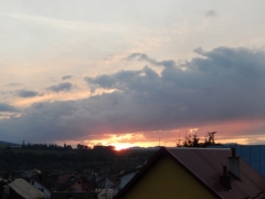 Západ slnka nad Chmeľnicou 18.09.2017 18:46 – fotografia 3