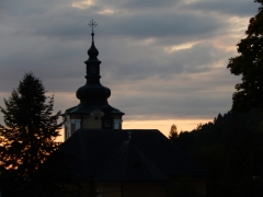 Západ slnka nad Chmeľnicou 18.09.2017 18:46 – fotografia 15