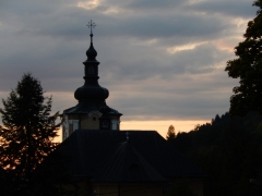 Západ slnka nad Chmeľnicou 18.09.2017 18:46 – fotografia 13