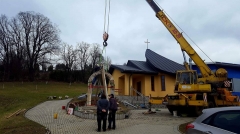 Pokračovali práce na pamätníku padlým Chmeľničanom v I. a II. svetovej vojne – fotografia 7